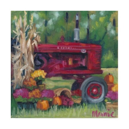 Trademark Fine Art Marnie Bourque 'Farmall Fall' Canvas Art, 35x35 ALI44458-C3535GG
